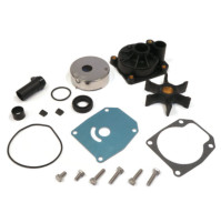 Water Pump Kit with housing (with Plastic Wedge Key) For OMC, Johnson, Evinrude - OE: 0321940 - 96-365-01BK - SEI Marine